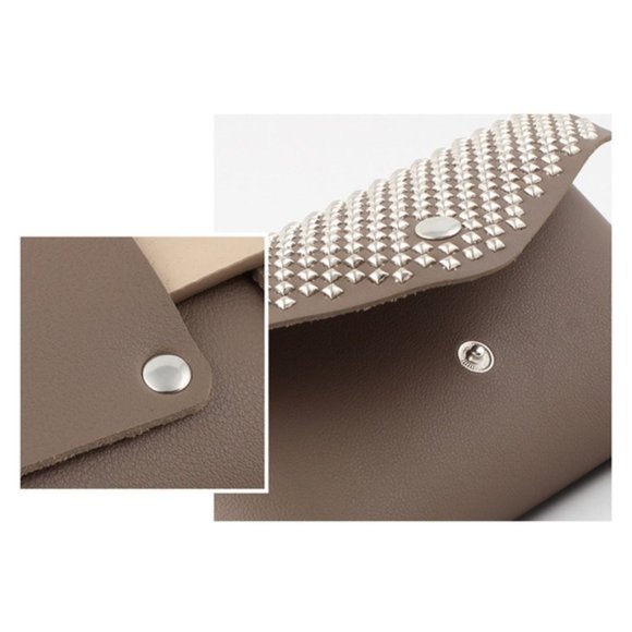 Black Studded Belt Bag Fanny Bag - Picture 3 of 6